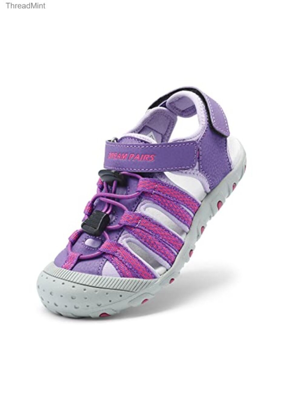 Kids Water Sport Sandals Hook & Loop Athletic Outdoor Breathable Quick-Dry
